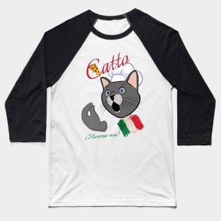 Italian cat Baseball T-Shirt